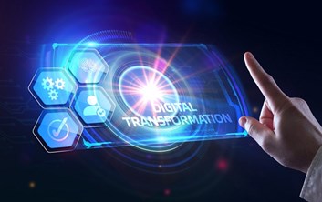 'Digital transformation' on screen