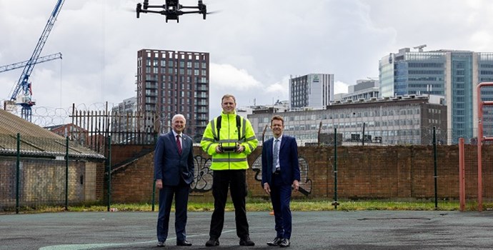 West Midlands Traffic Drone From WMCA
