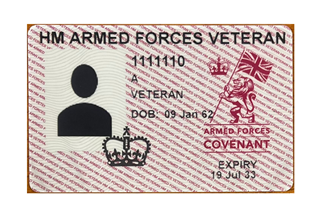 HM Armed Forces Veteran Card From Mod (2)