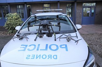 Drones on police care from Nottinghamshire Police.JPG